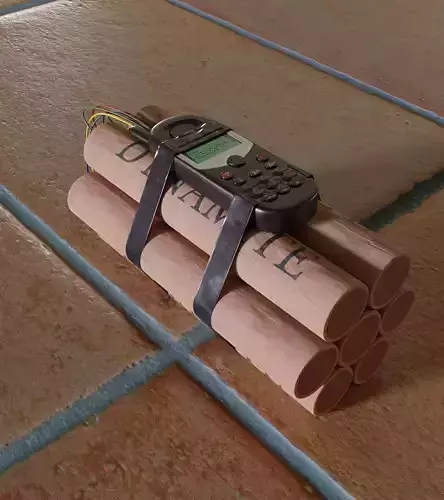 dynamite bomb realistic PBR