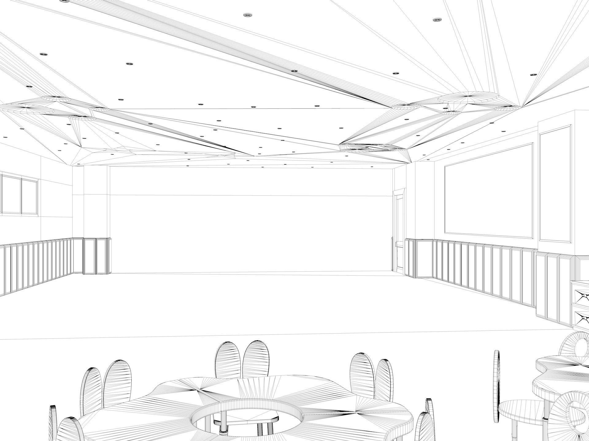 Cartoon Nursery Classroom 3D model_15