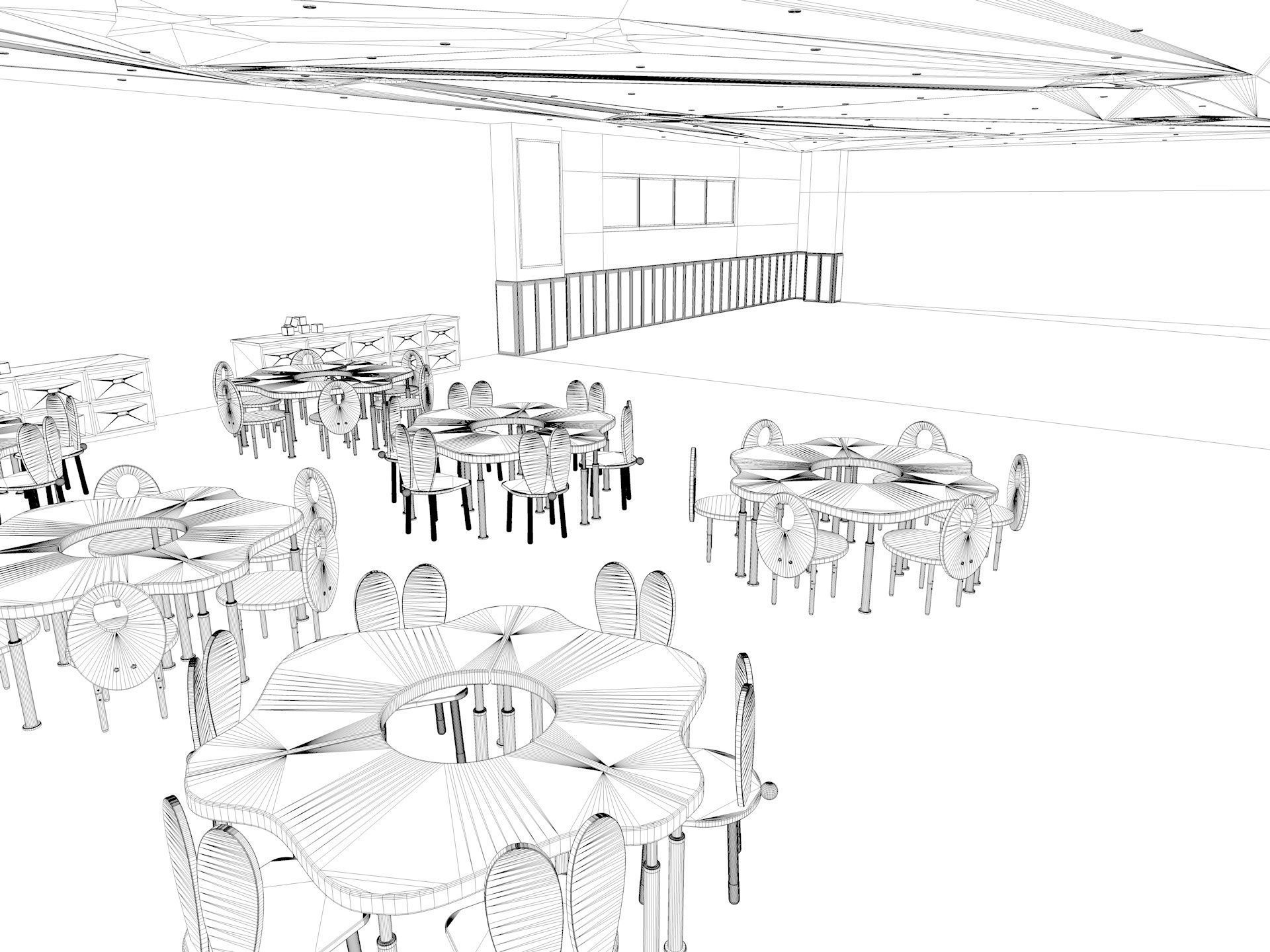 Cartoon Nursery Classroom 3D model_18