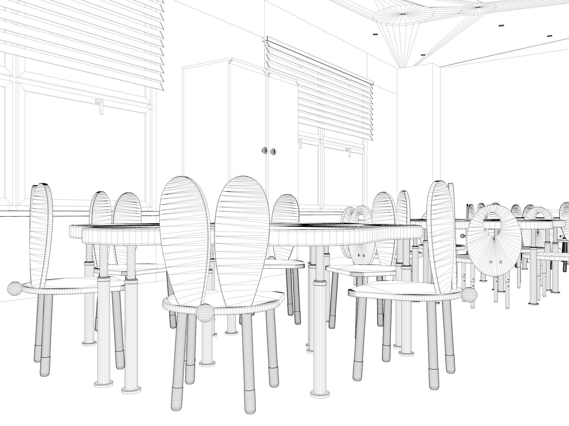 Cartoon Nursery Classroom 3D model_16