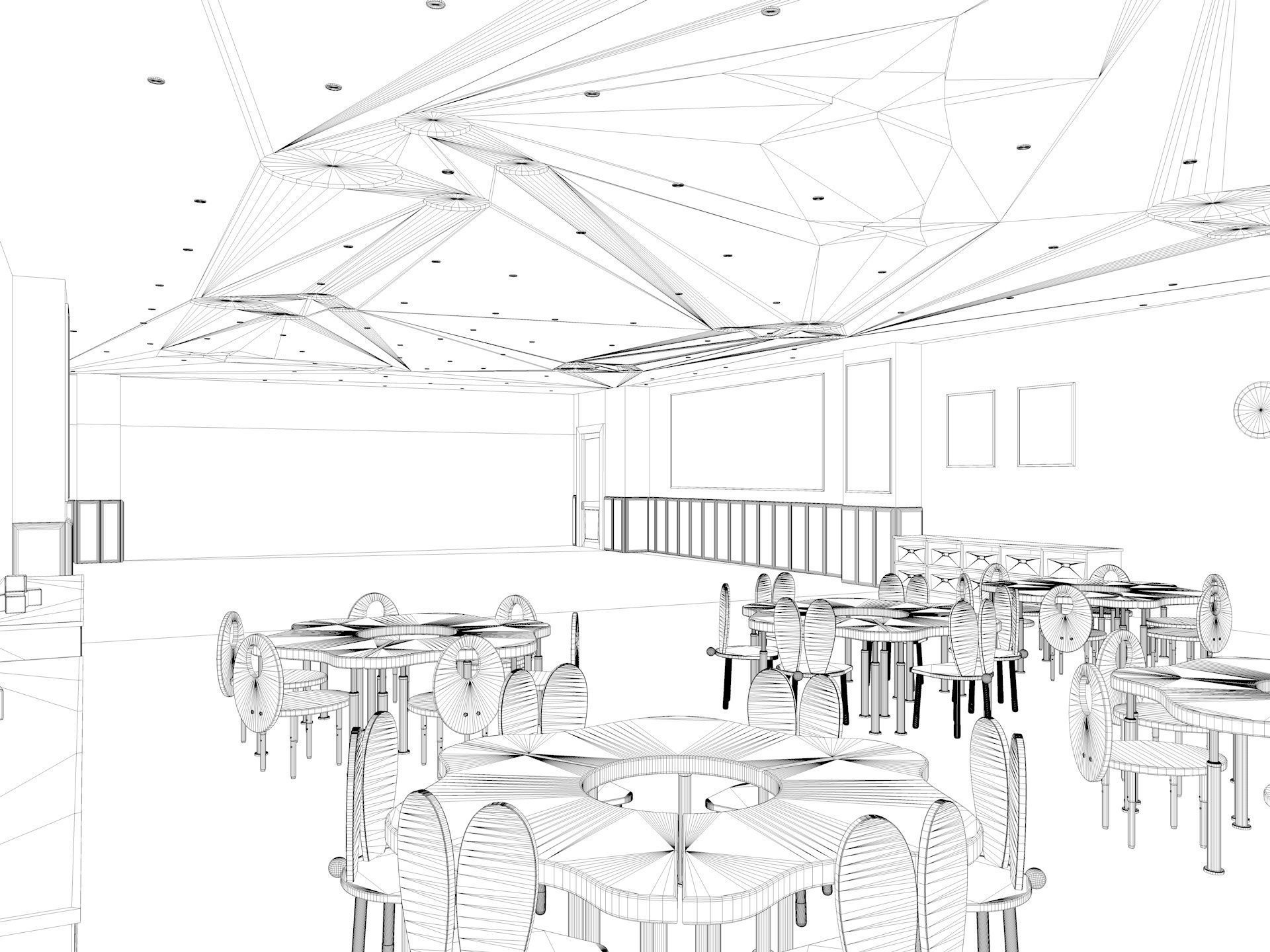 Cartoon Nursery Classroom 3D model_21