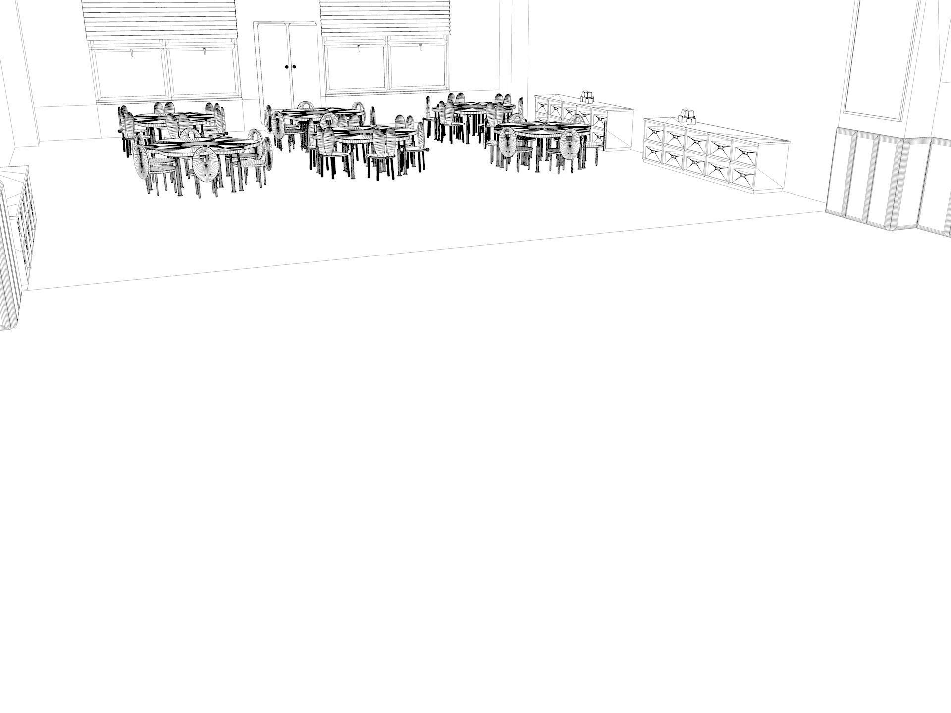 Cartoon Nursery Classroom 3D model_17