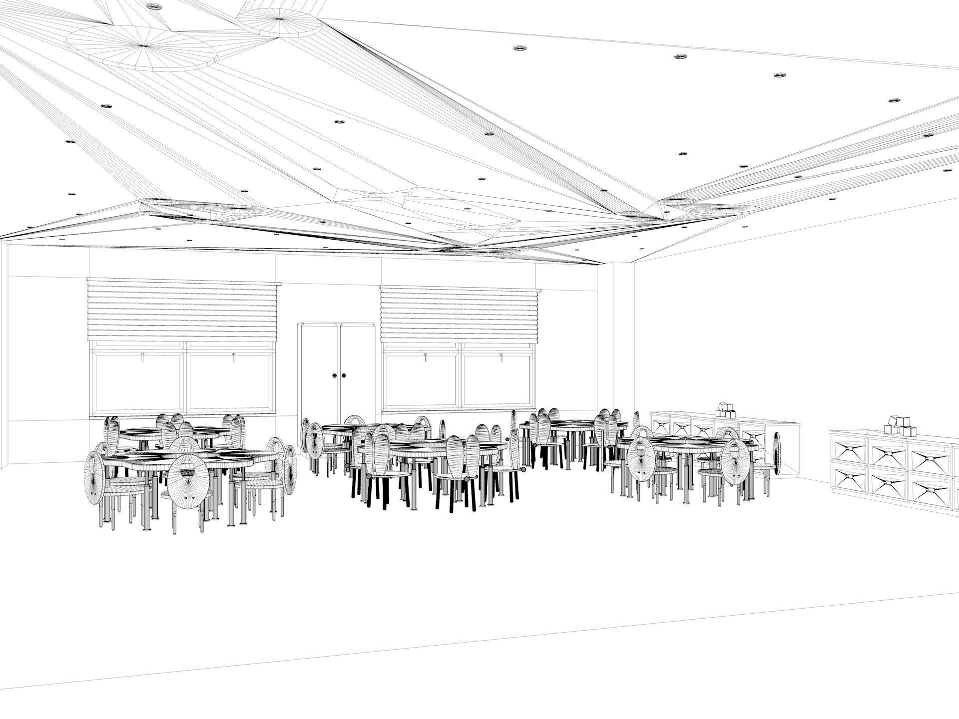 Cartoon Nursery Classroom 3D model_20