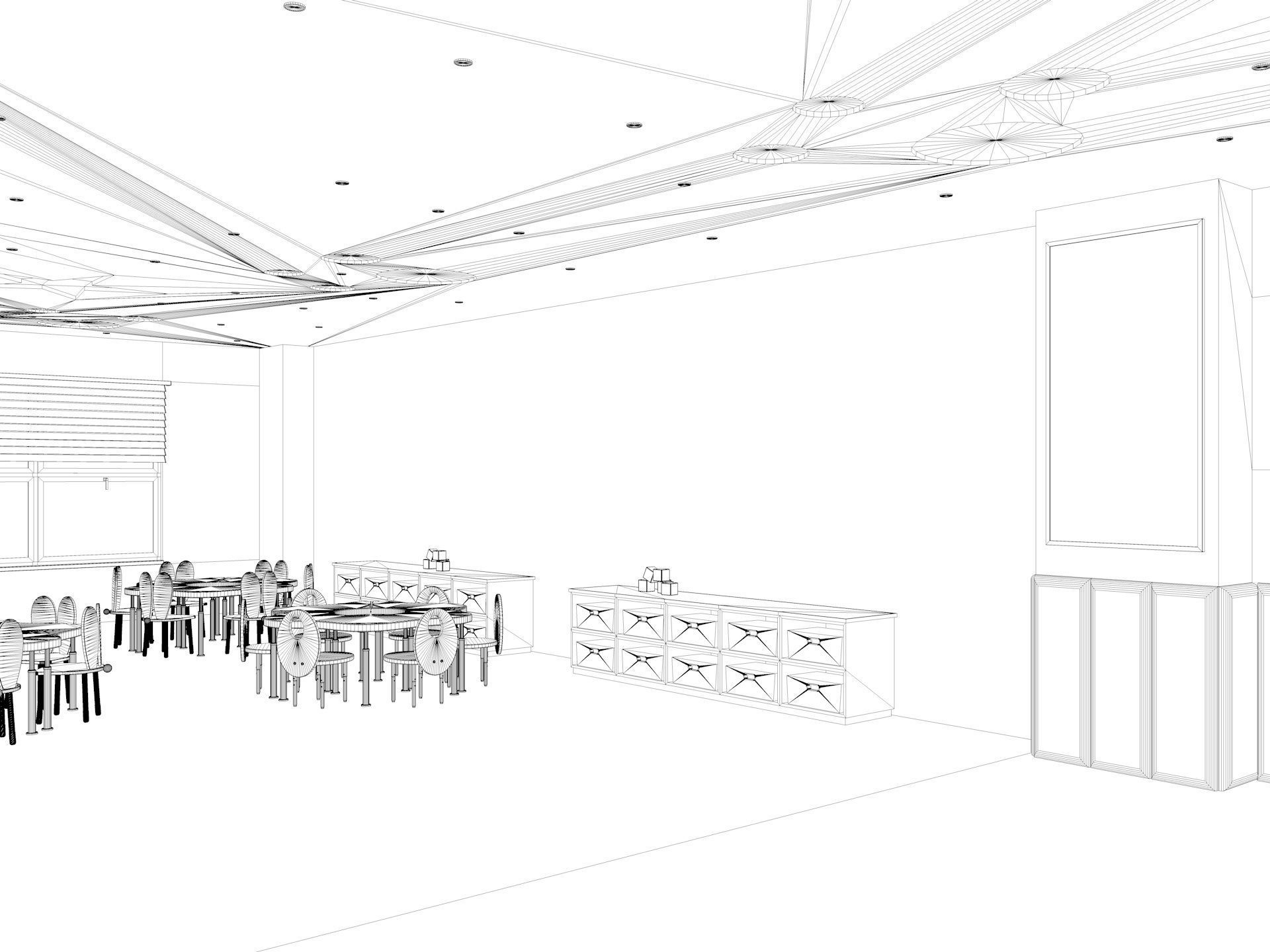 Cartoon Nursery Classroom 3D model_22