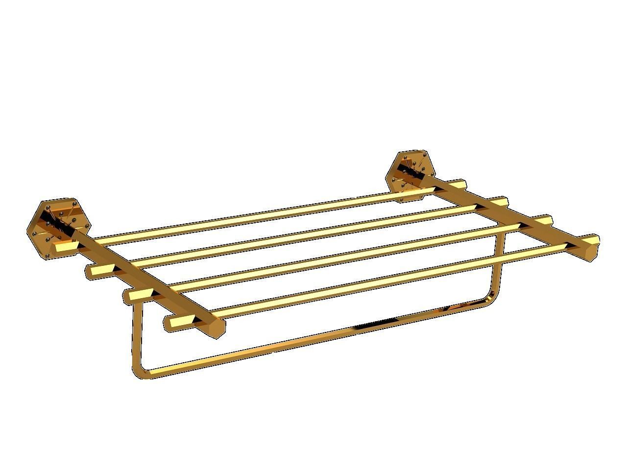Orchid Diamond - Towel Shelf 3D model_1