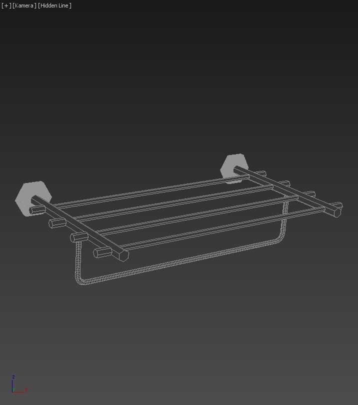 Orchid Diamond - Towel Shelf 3D model_2