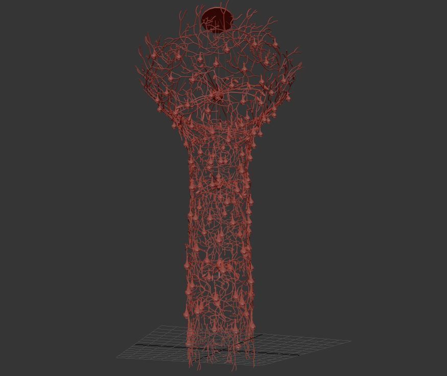 serip chandelier CT 336870 Low-poly 3D model_1