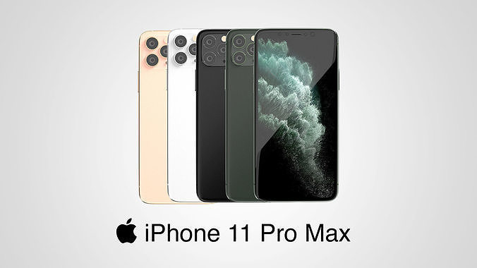 iPhone 11 Pro Max 3D model