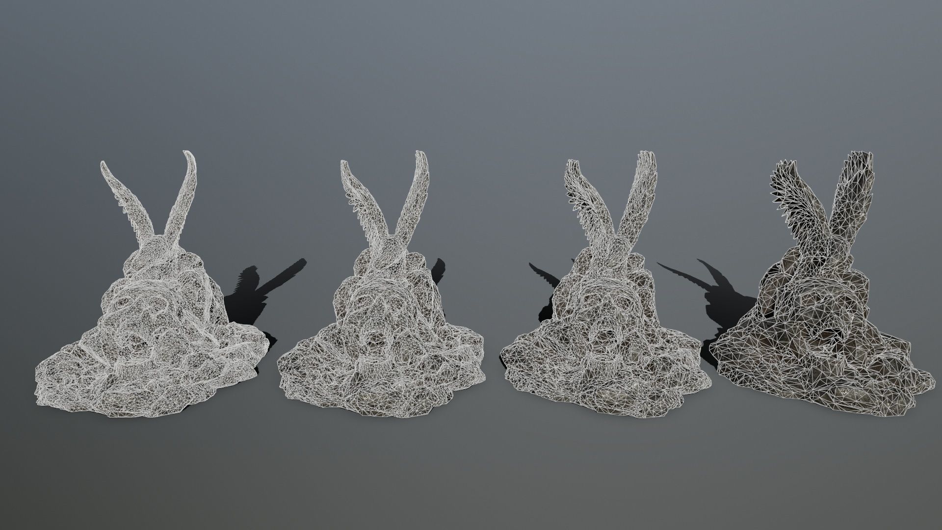 skull gate Low-poly 3D model_12