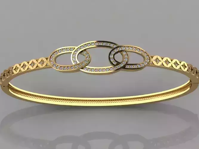 GC GOLD BRC004- Diamond BRACELET