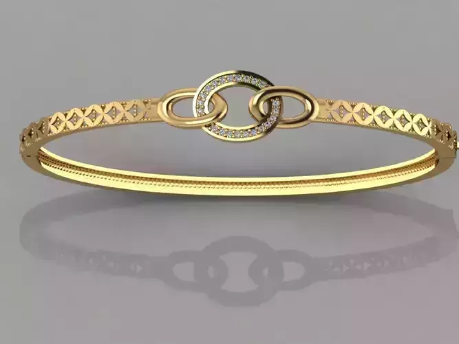 GC GOLD BRC005- Diamond BRACELET