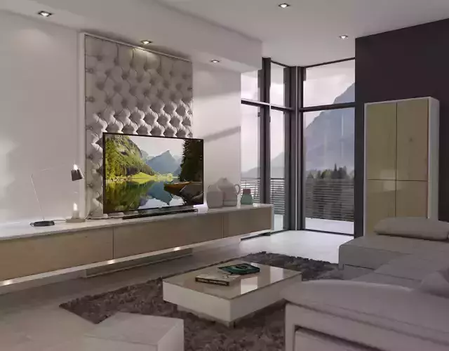 Montain Apartment Living Room