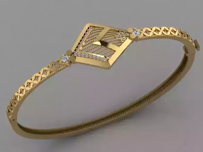 GC GOLD BRC006- Diamond BRACELET