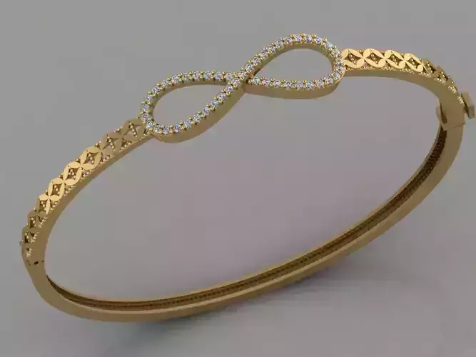 GC GOLD BRC007- Diamond BRACELET