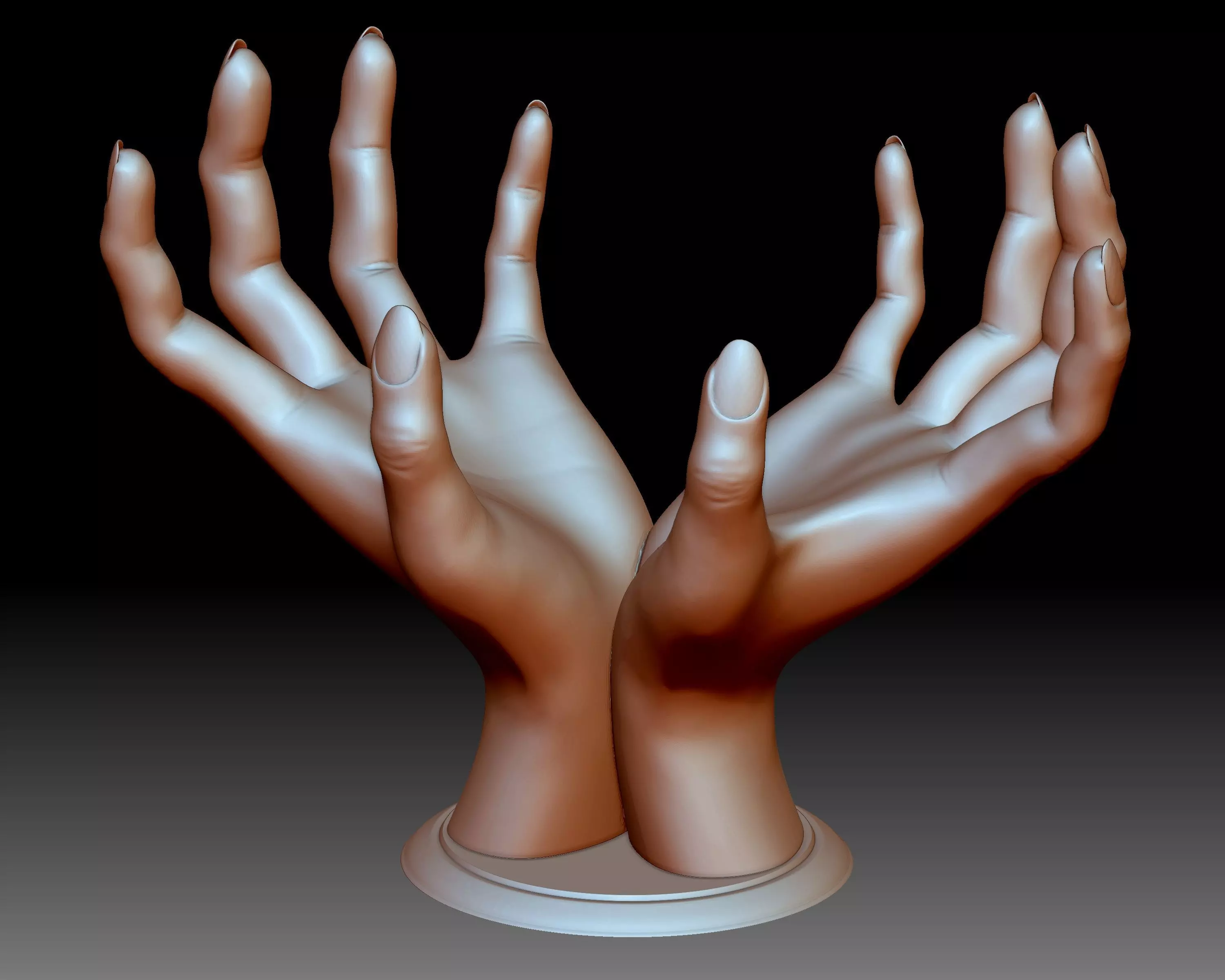 Bowl hand 3D printable gift printing idea 3D print model_0
