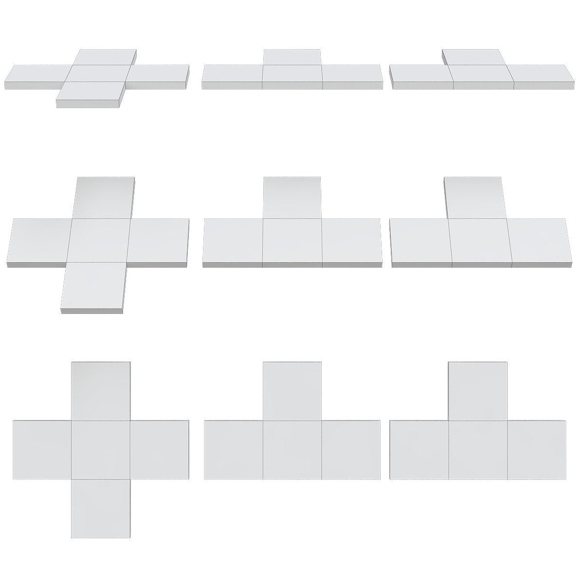 Road Systems FOR GAME 3d model Low-poly 3D model_11