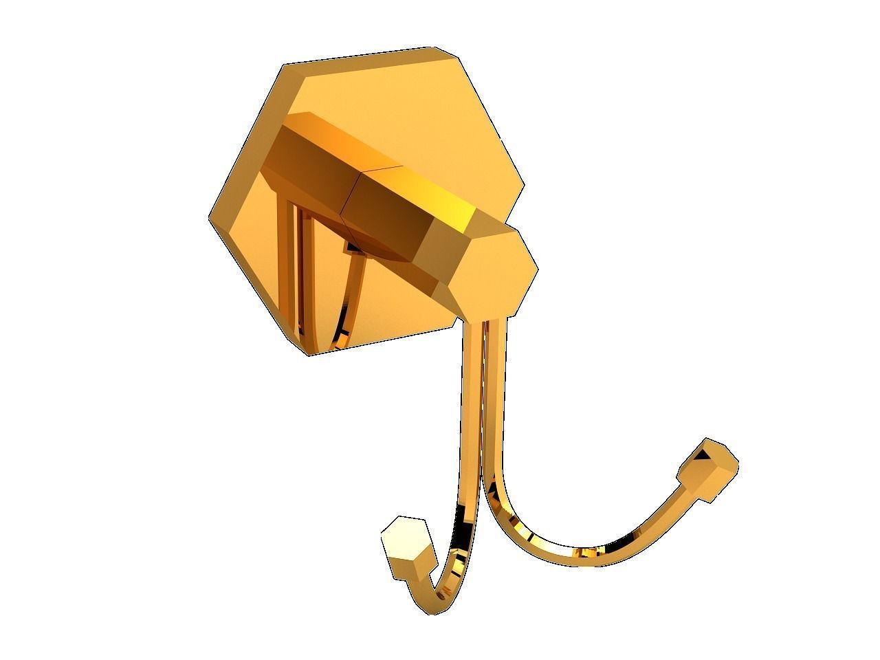 Orchid - Hanger Double 3D model_1