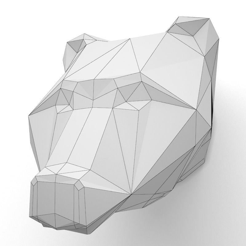 Sculpture Animals Forest 3D model_2