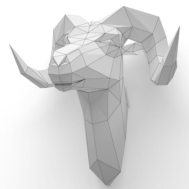 Sculpture Animals Forest 3D model_8