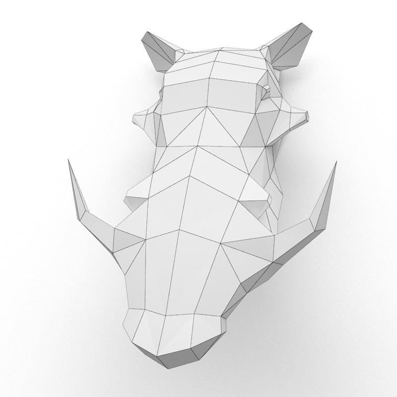 Sculpture Animals Forest 3D model_10