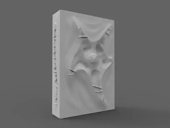 Necronomicon box with design 3D print model