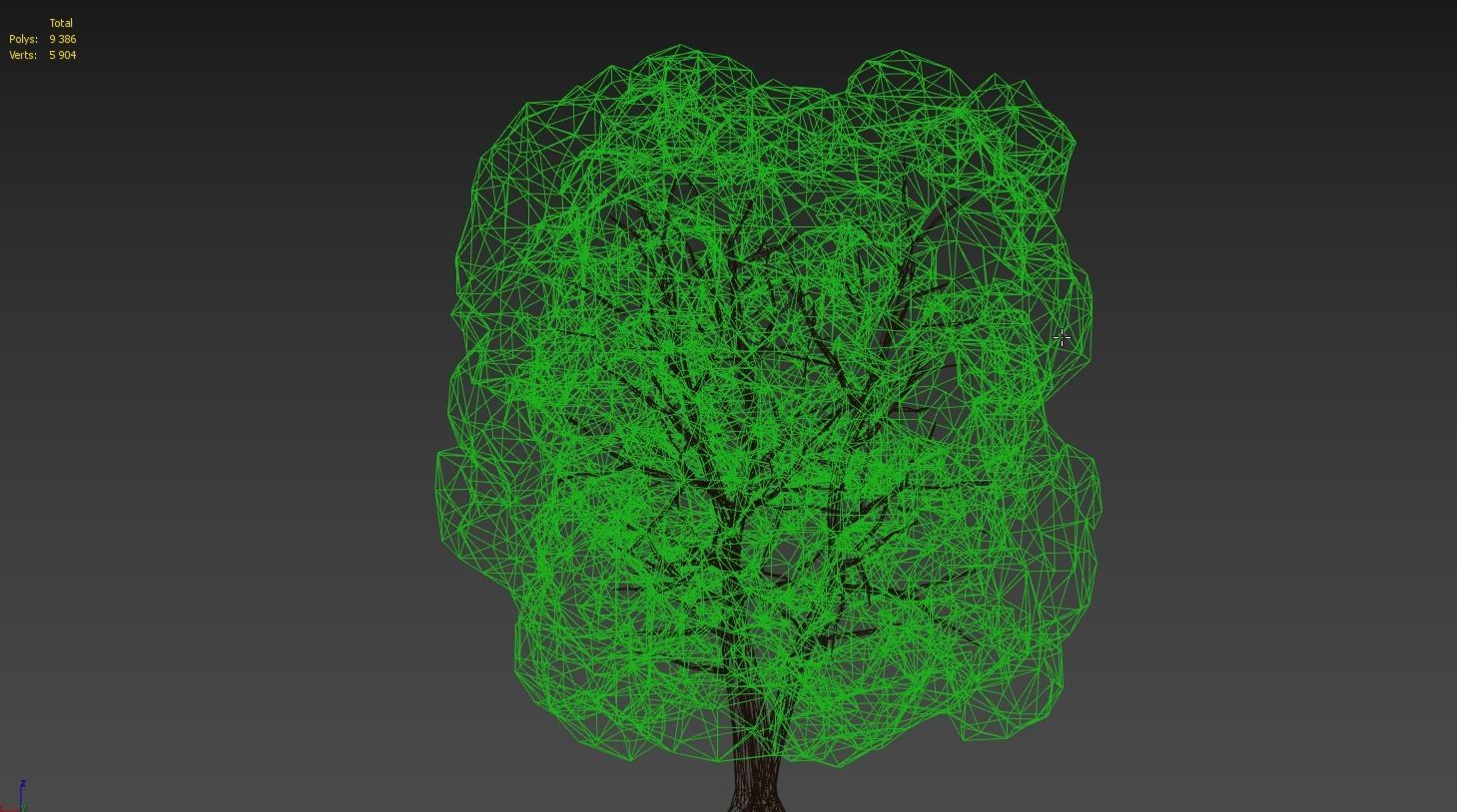 Low Poly Tree Stylish Low-poly 3D model_3