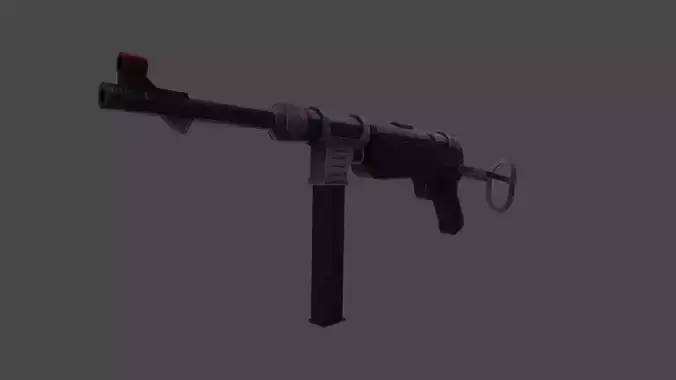 MP40 Maschinenpistole 40 Free 3D model
