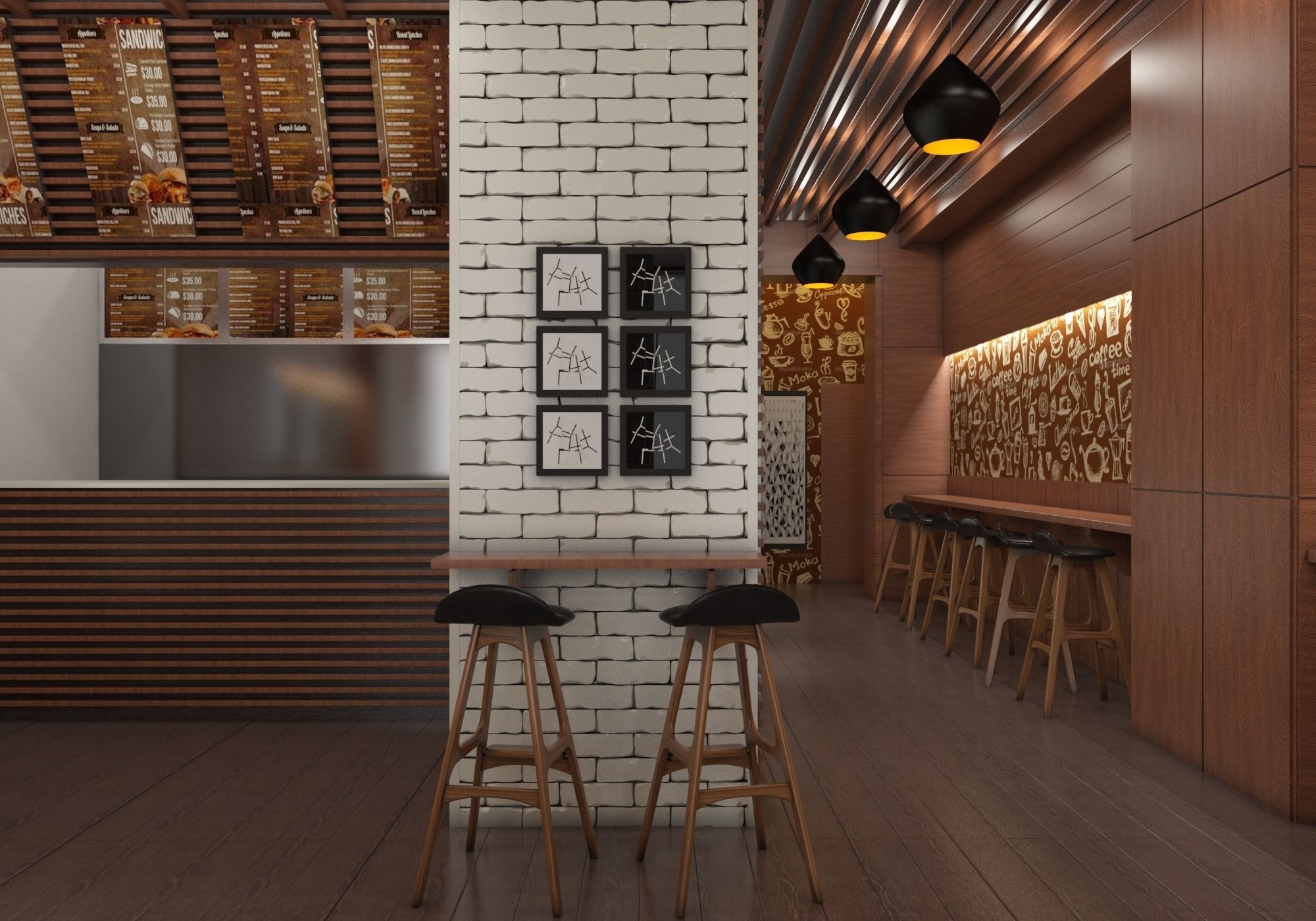 Fast food 02 3D model_5