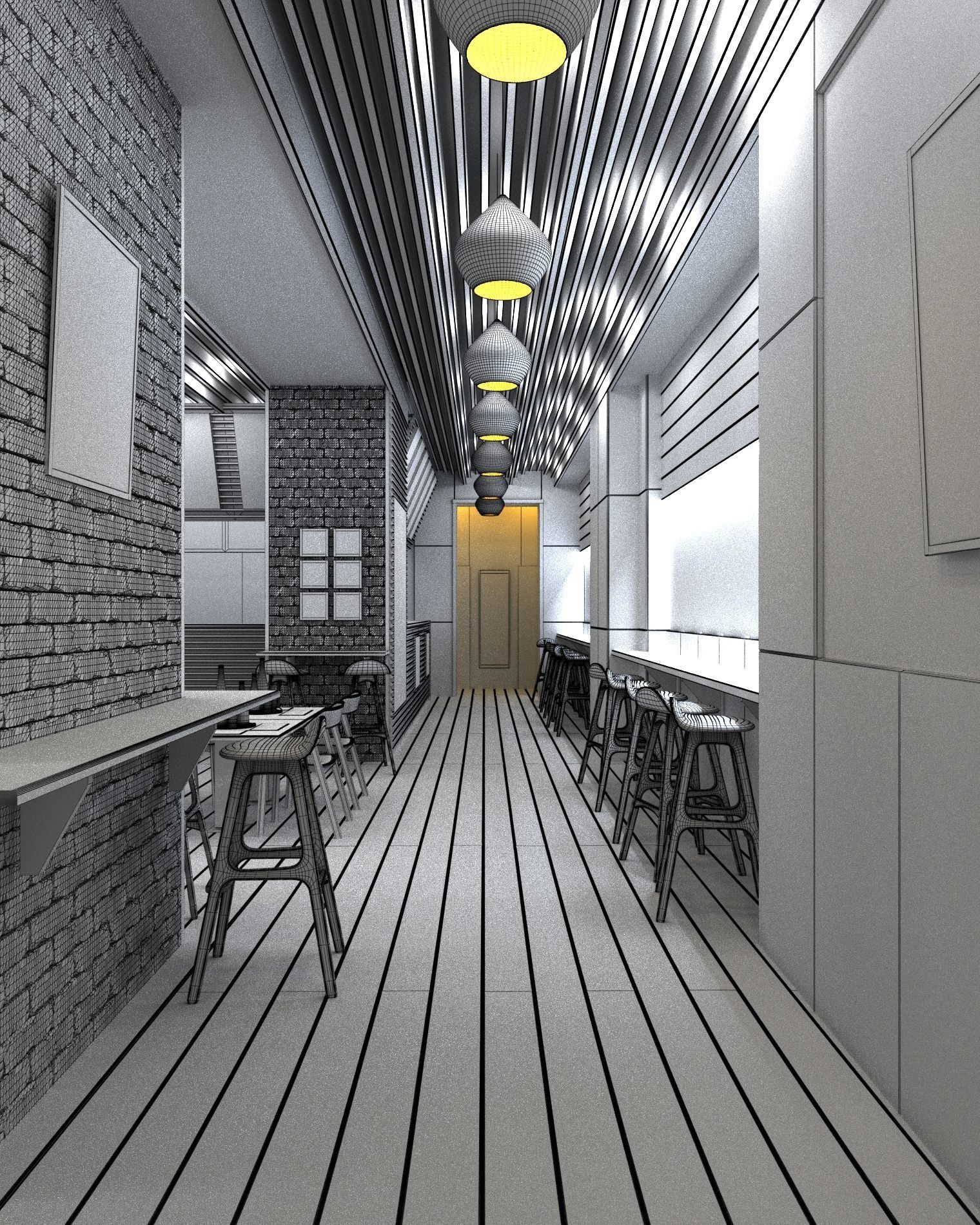 Fast food 02 3D model_6