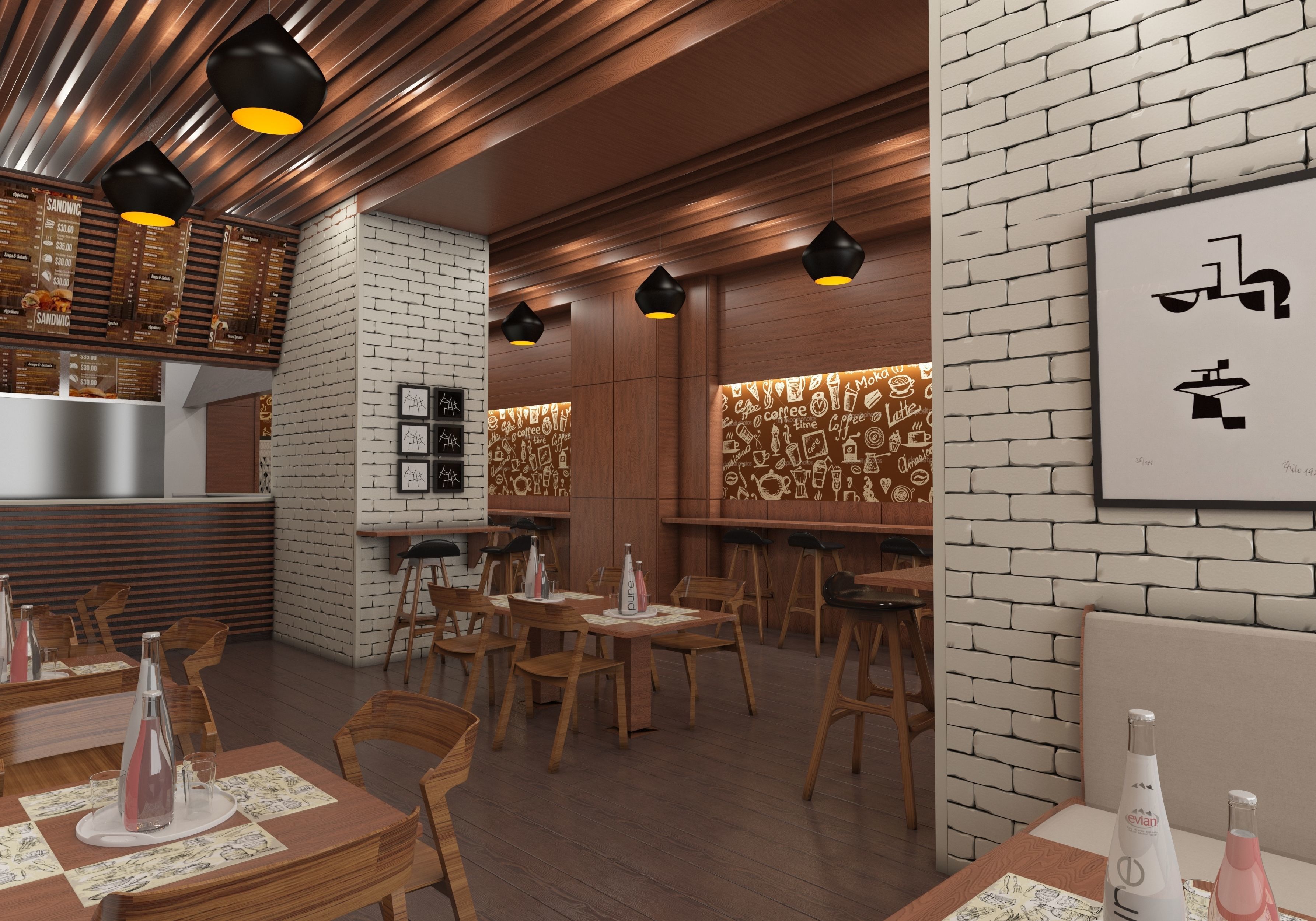 Fast food 02 3D model_4