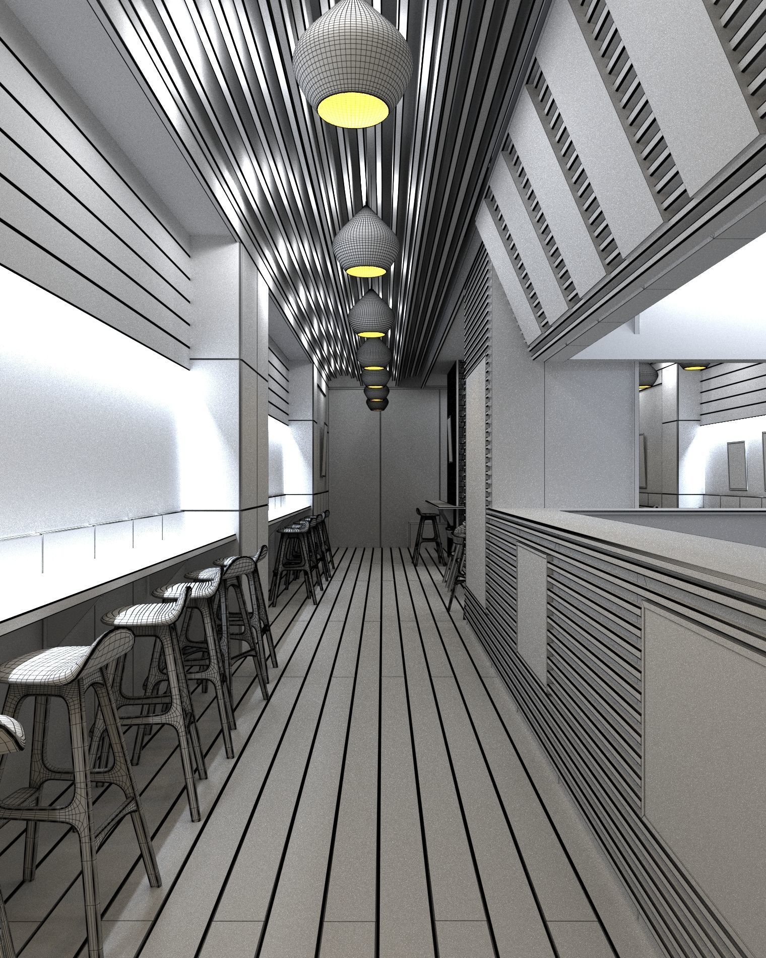 Fast food 02 3D model_9