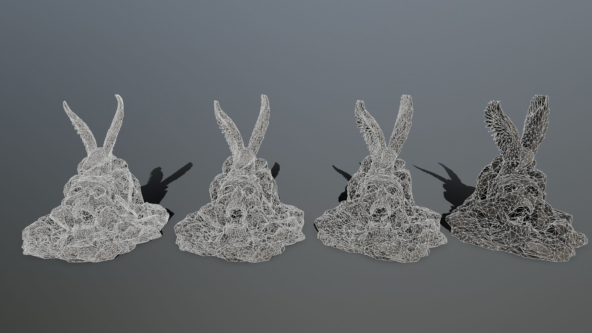 skull gate Low-poly 3D model_14