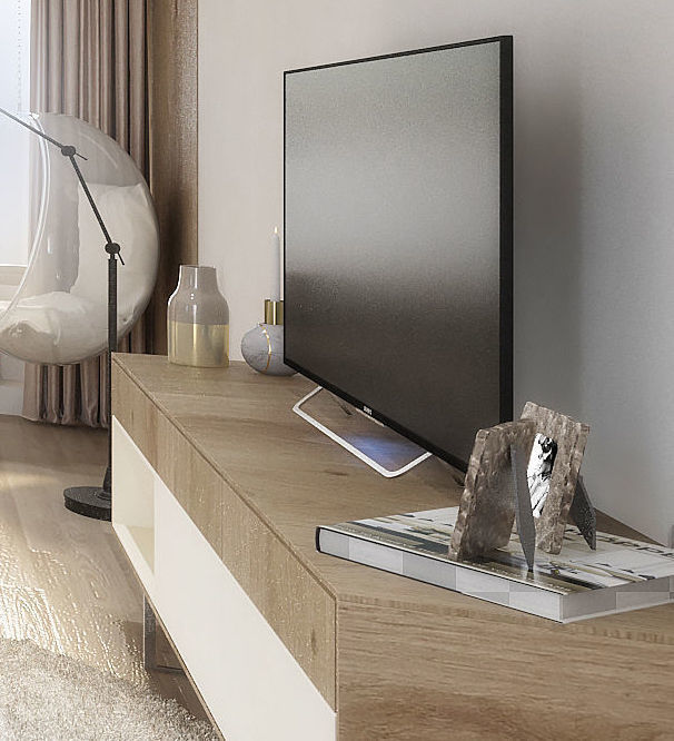 3 bedrooms bedroom interior design 3D Model Collection_9