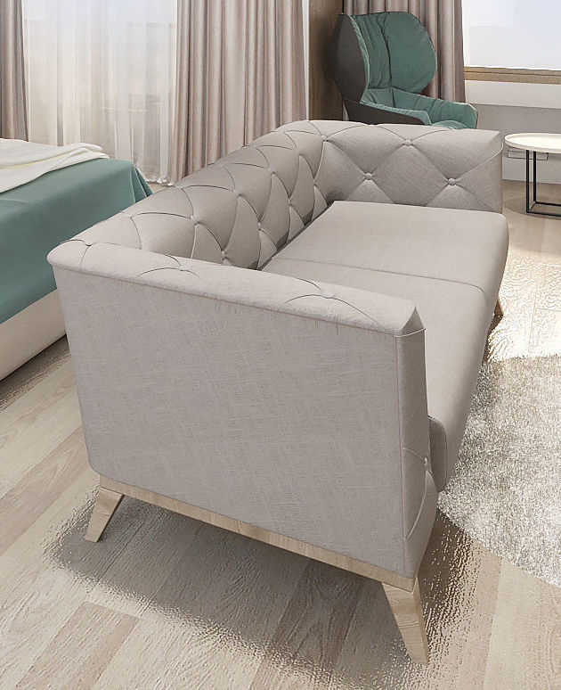 3 bedrooms bedroom interior design 3D Model Collection_11