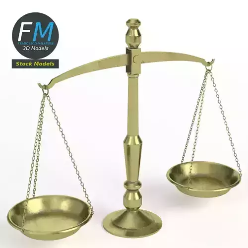 Weighing scale 1 3D model