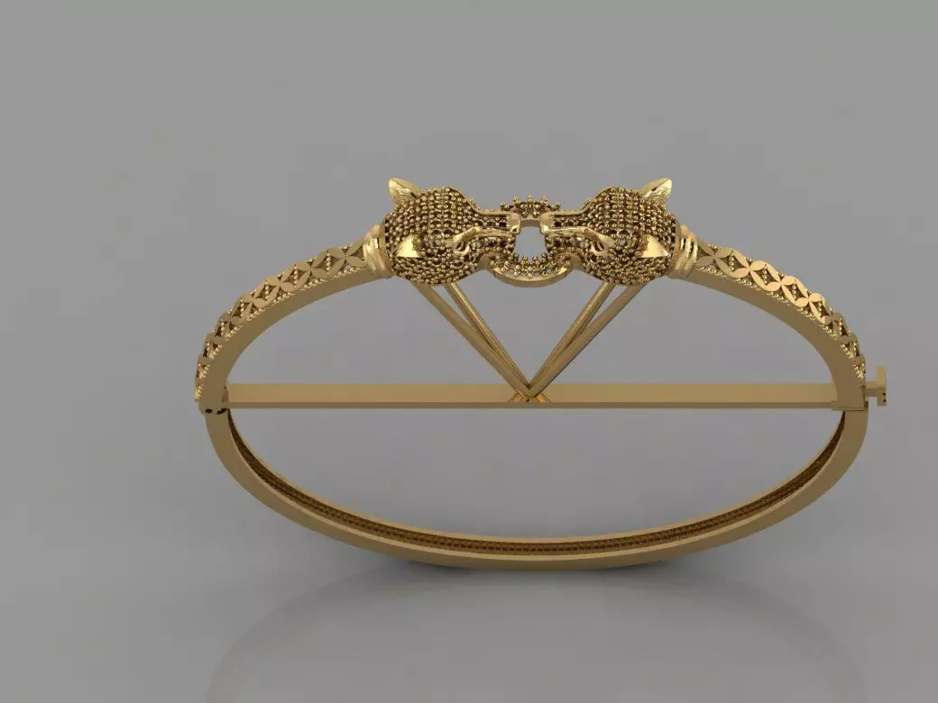 GC GOLD BRC021- Diamond BRACELET 3D print model_0