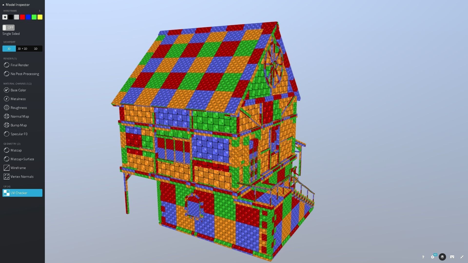 Medieval Blacksmith Low-poly 3D model_6