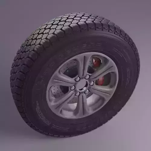 Wheel T70 Lima Caucho 3D model