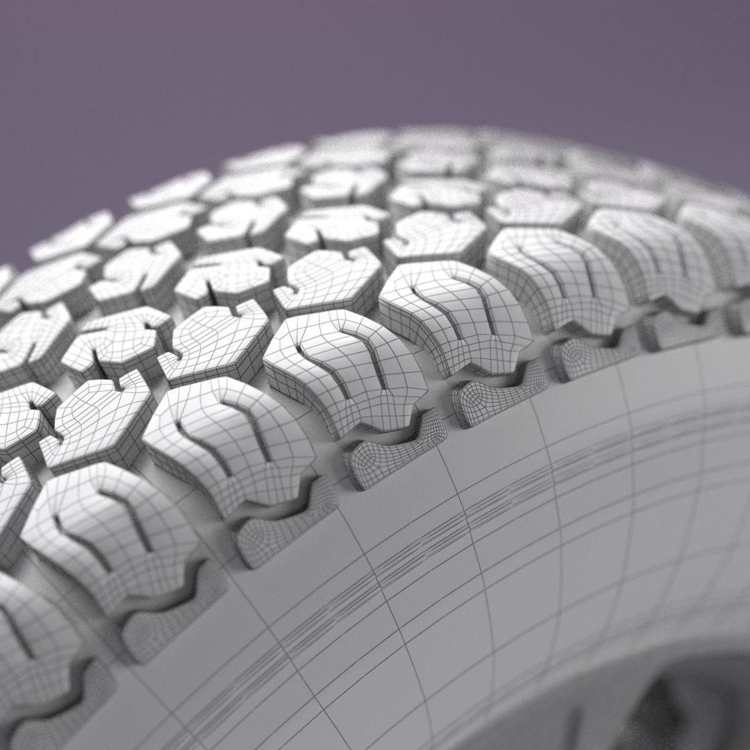 Wheel T70 Lima Caucho 3D model_8