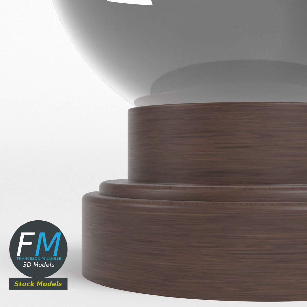 Orbuculum crystal sphere 3D model_4