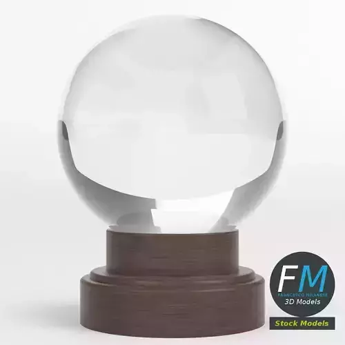 Orbuculum crystal sphere 3D model