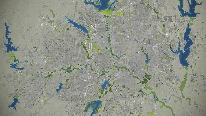 Dallas - Fort Worth 3D Model Pack 4