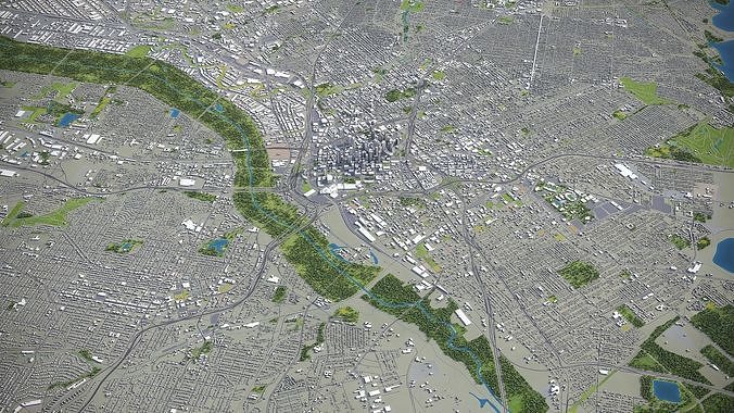 Dallas - Fort Worth 3D Model Pack 3