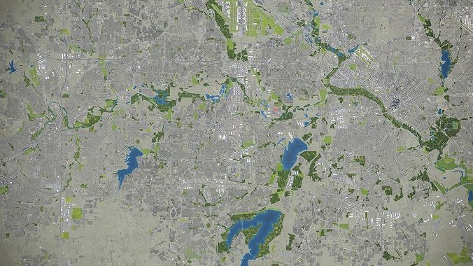 Dallas - Fort Worth 3D Model Pack 2