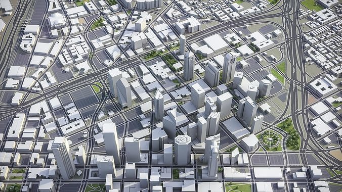 Dallas - Fort Worth 3D Model Pack 7
