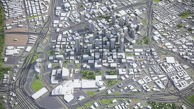 Dallas - Fort Worth 3D Model Pack 6