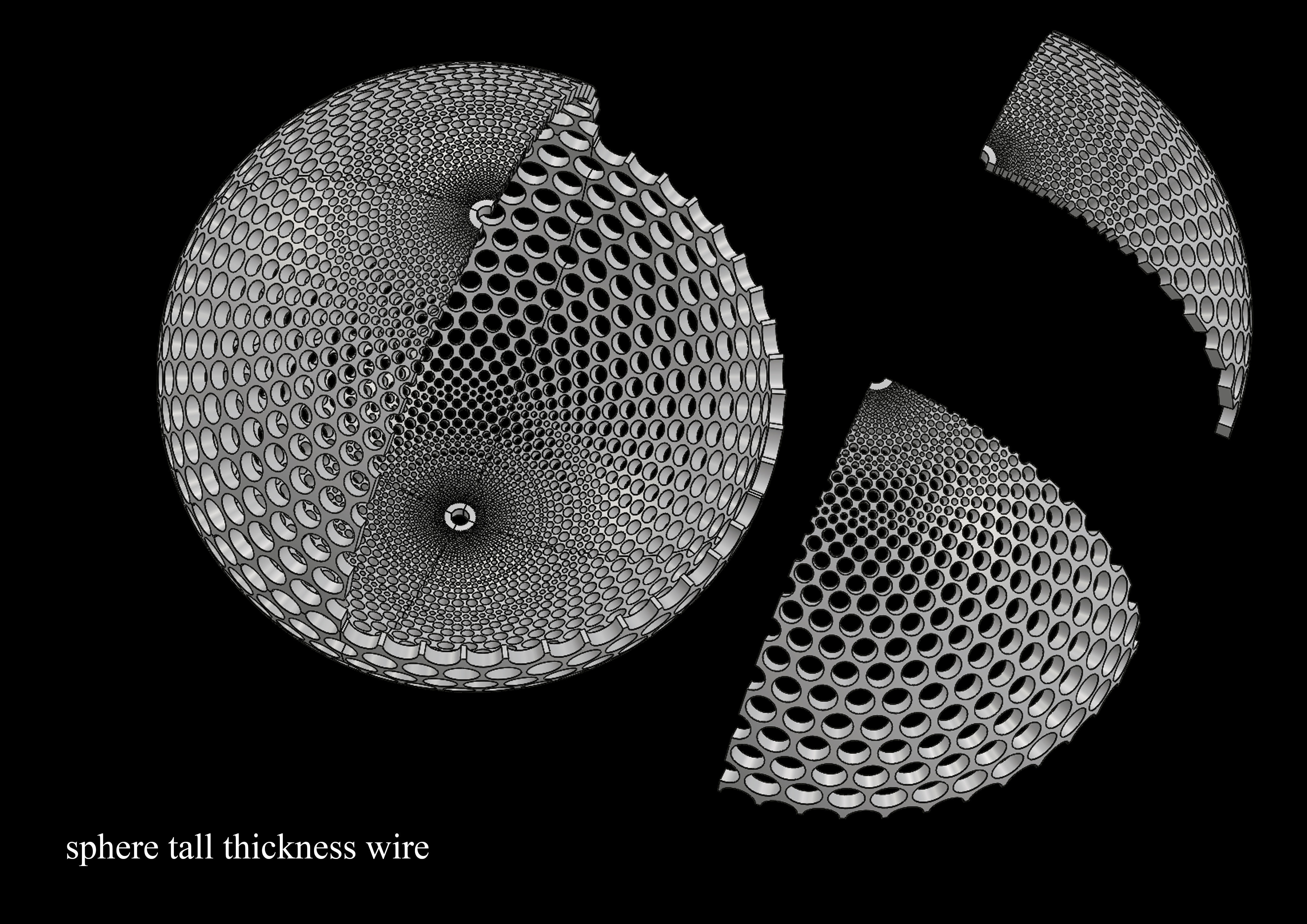 sphere dome 3D model_6
