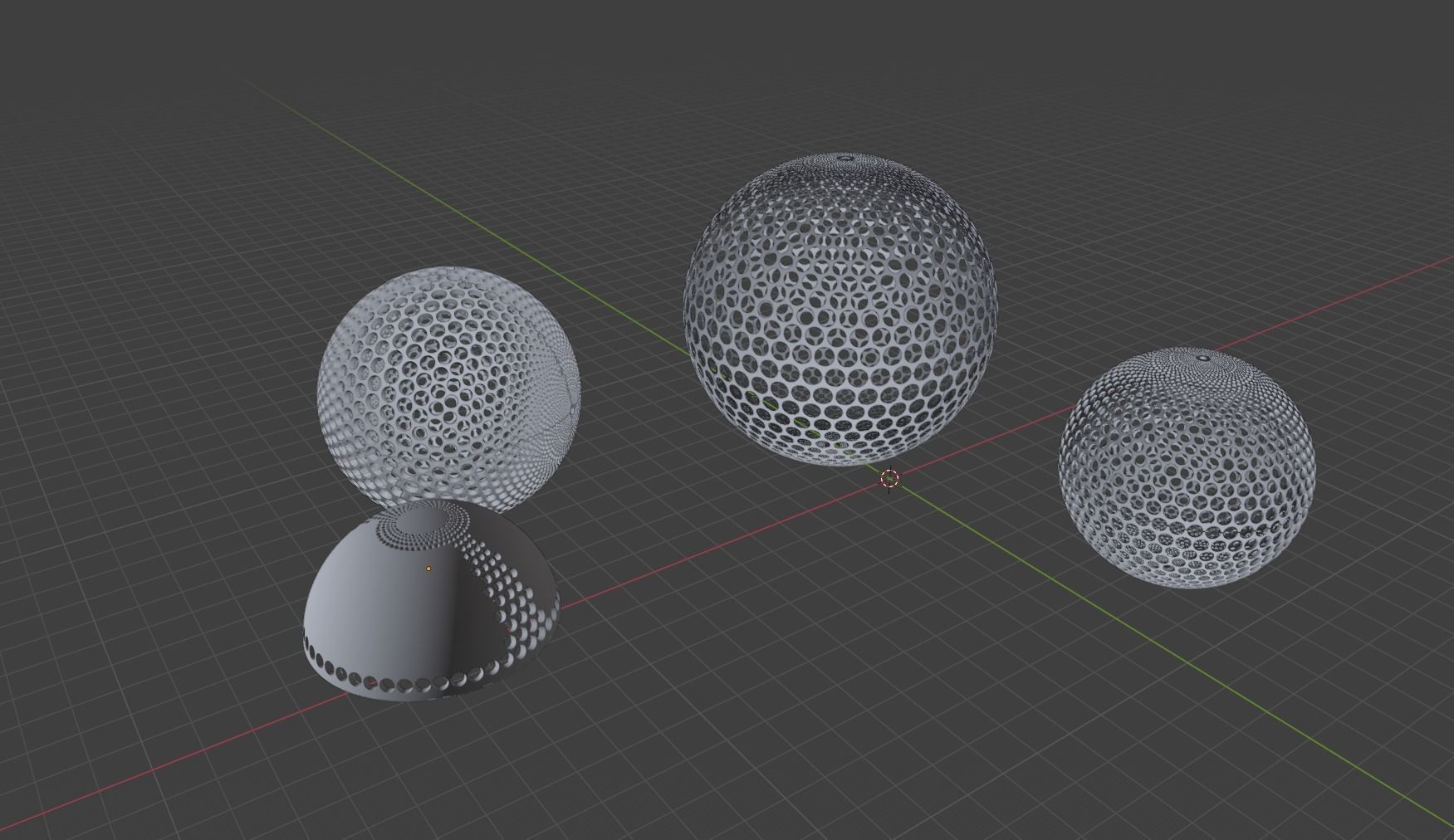 sphere dome 3D model_10