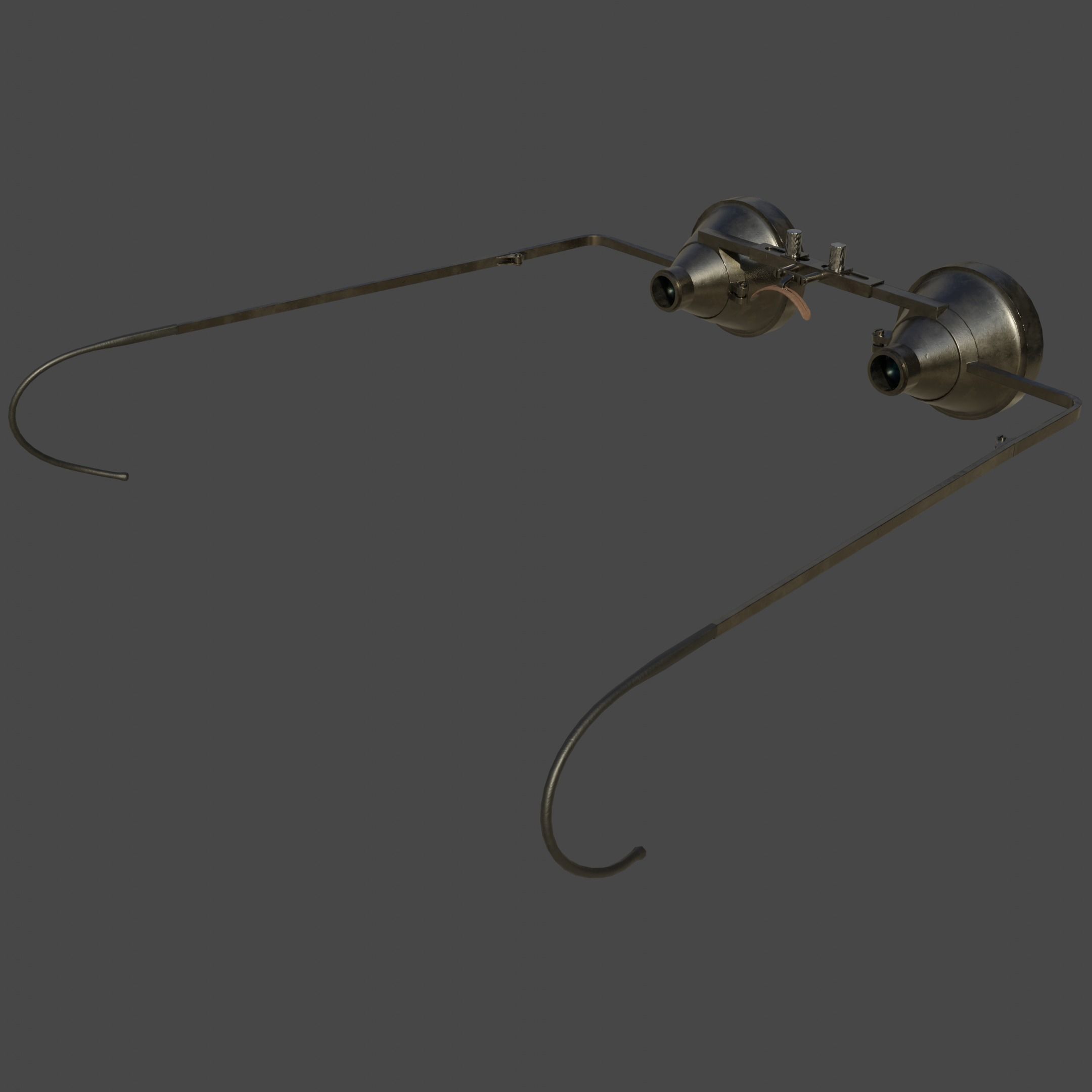 Obrira Goggles Realistic low poly Low-poly 3D model_2