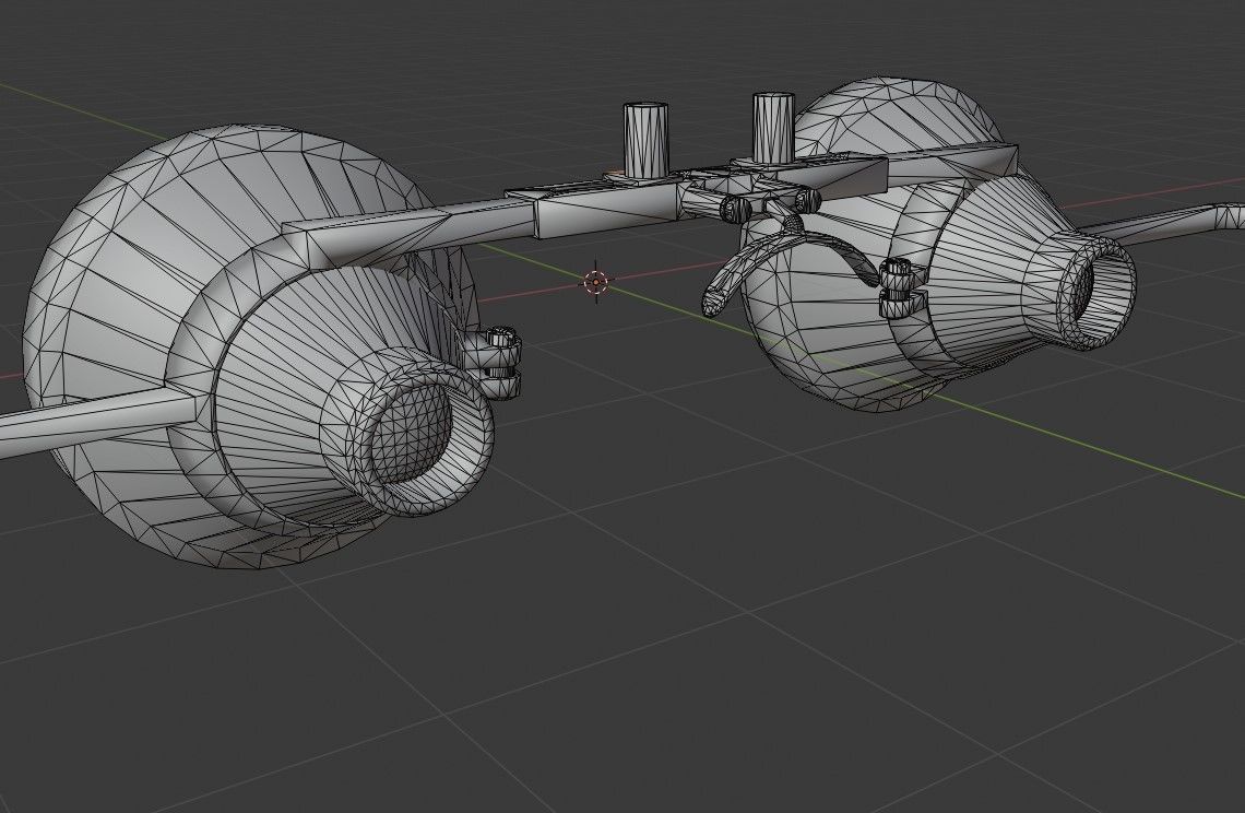 Obrira Goggles Realistic low poly Low-poly 3D model_24